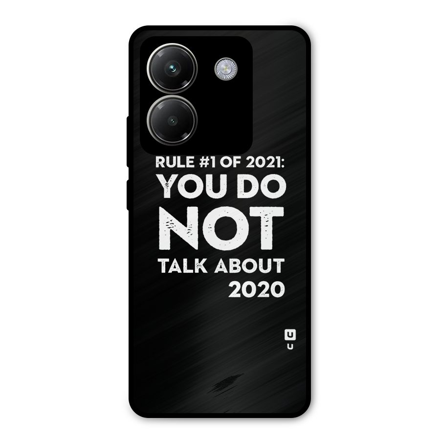 First Rule of 2021 Metal Back Case for Poco M7 Pro 5G