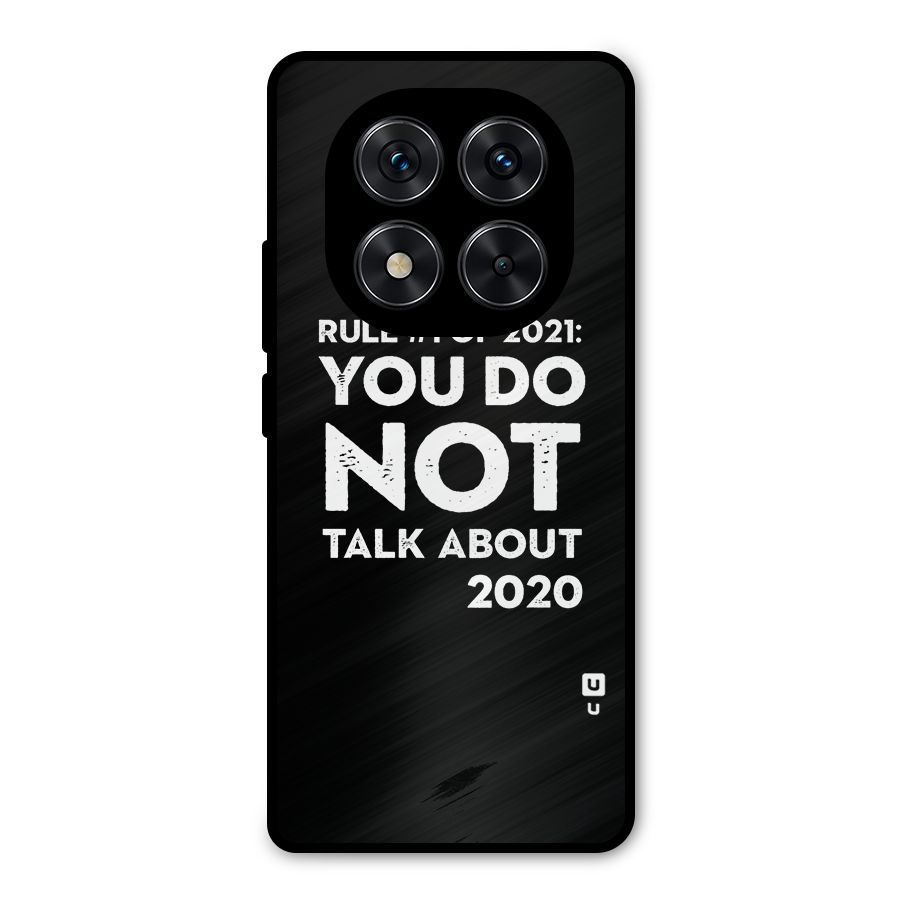 First Rule of 2021 Metal Back Case for Poco X7