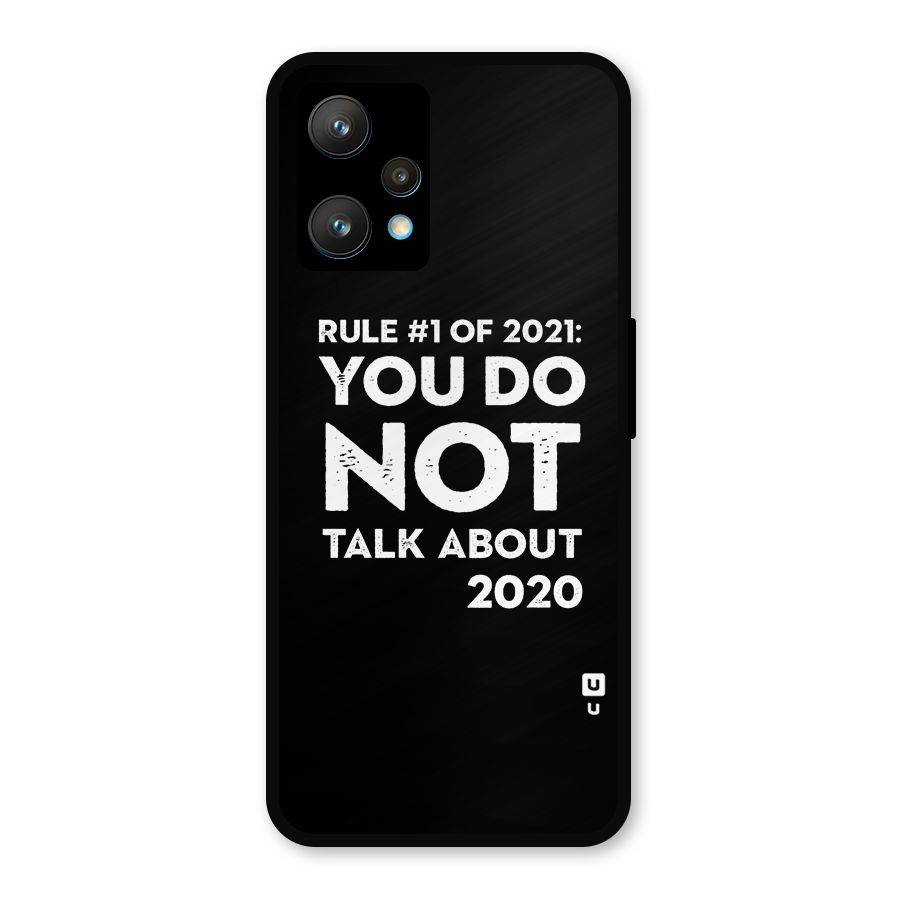 First Rule of 2021 Metal Back Case for Realme 9 Pro Plus 5G