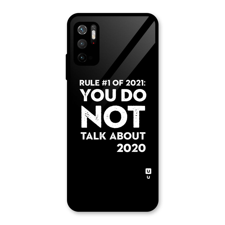First Rule of 2021 Metal Back Case for Redmi Note 10T 5G