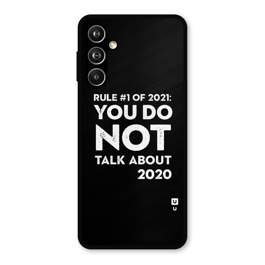 First Rule of 2021 Metal Back Case for Samsung Galaxy M54
