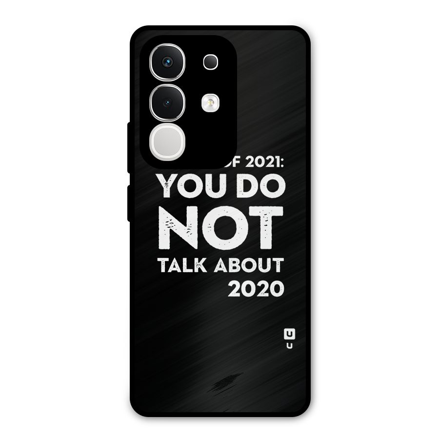 First Rule of 2021 Metal Back Case for Vivo T4x