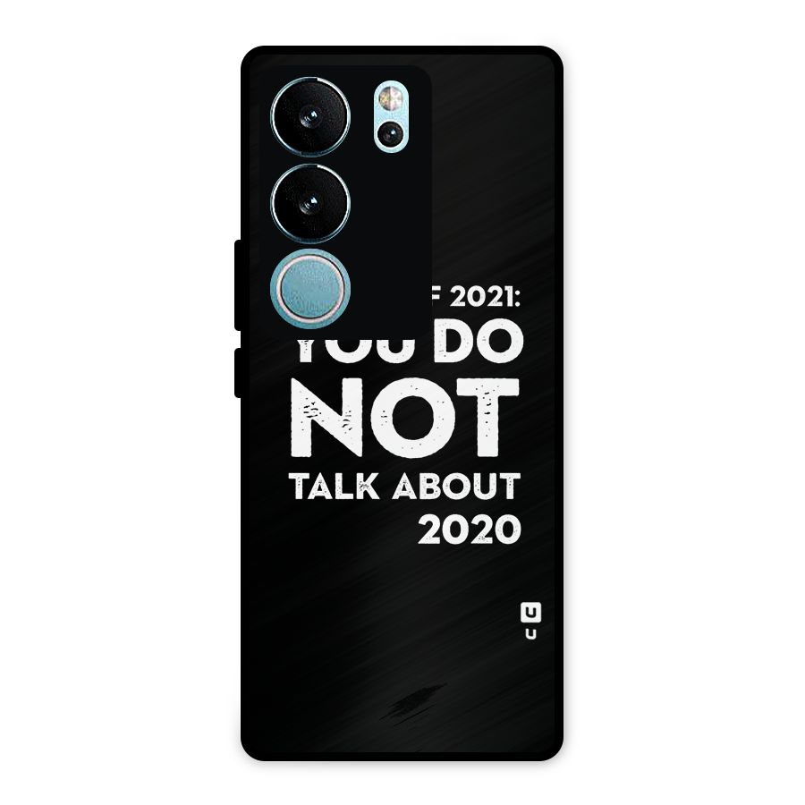 First Rule of 2021 Metal Back Case for Vivo V29 Pro