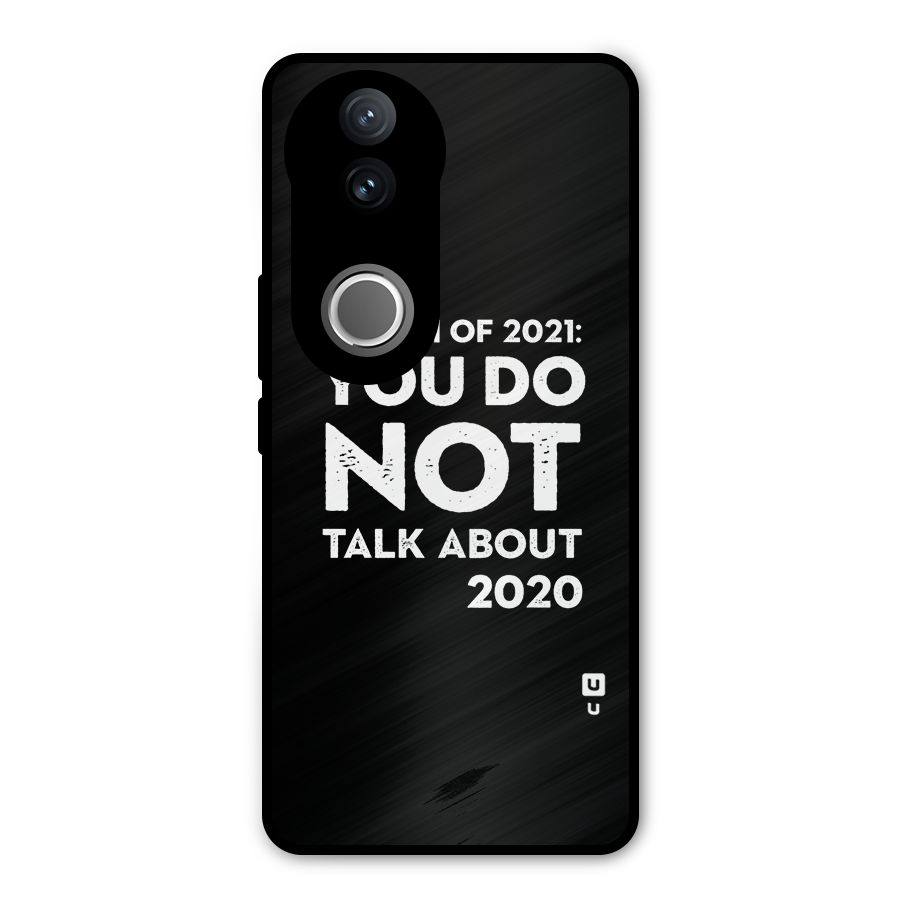 First Rule of 2021 Metal Back Case for Vivo V50e