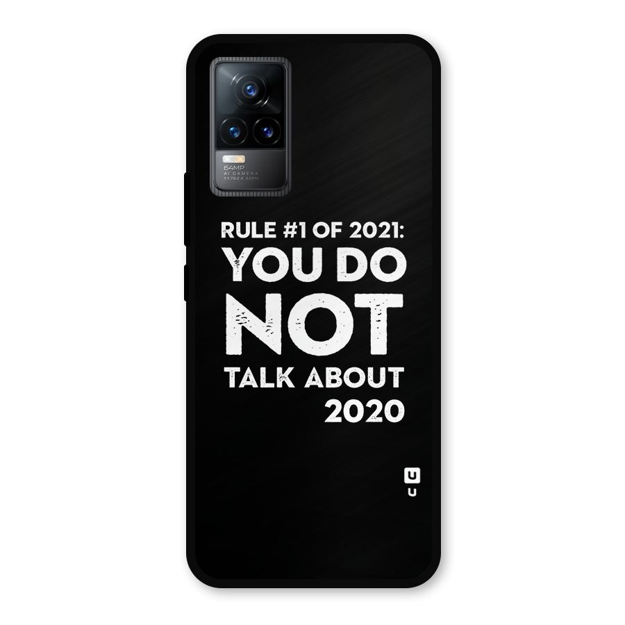 First Rule of 2021 Metal Back Case for Vivo Y73