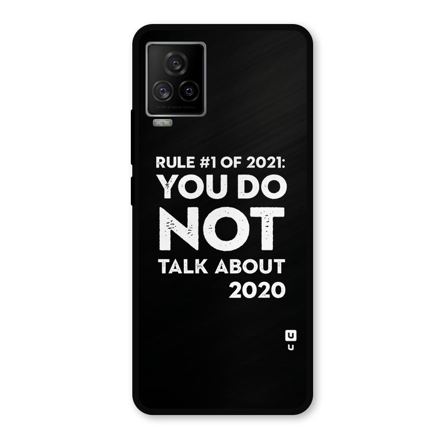 First Rule of 2021 Metal Back Case for iQOO 7 Legend 5G