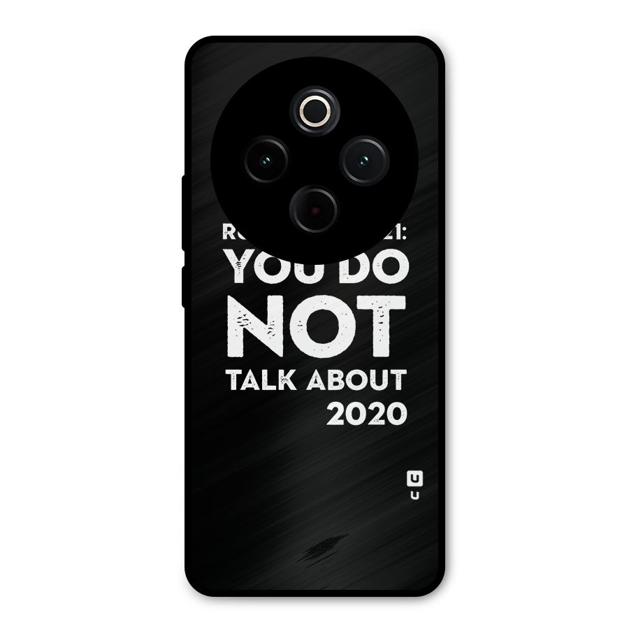 First Rule of 2021 Metal Back Case for iQOO Z10