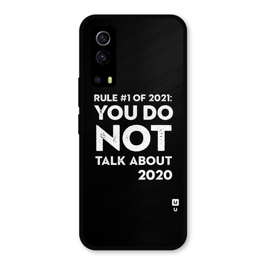 First Rule of 2021 Metal Back Case for iQOO Z3