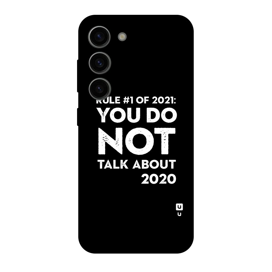 First Rule of 2021 Original Polycarbonate Back Case for Galaxy S23