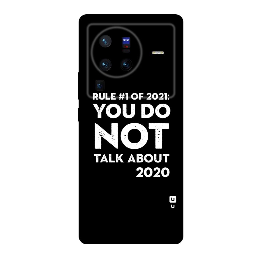 First Rule of 2021 Original Polycarbonate Back Case for Vivo X80