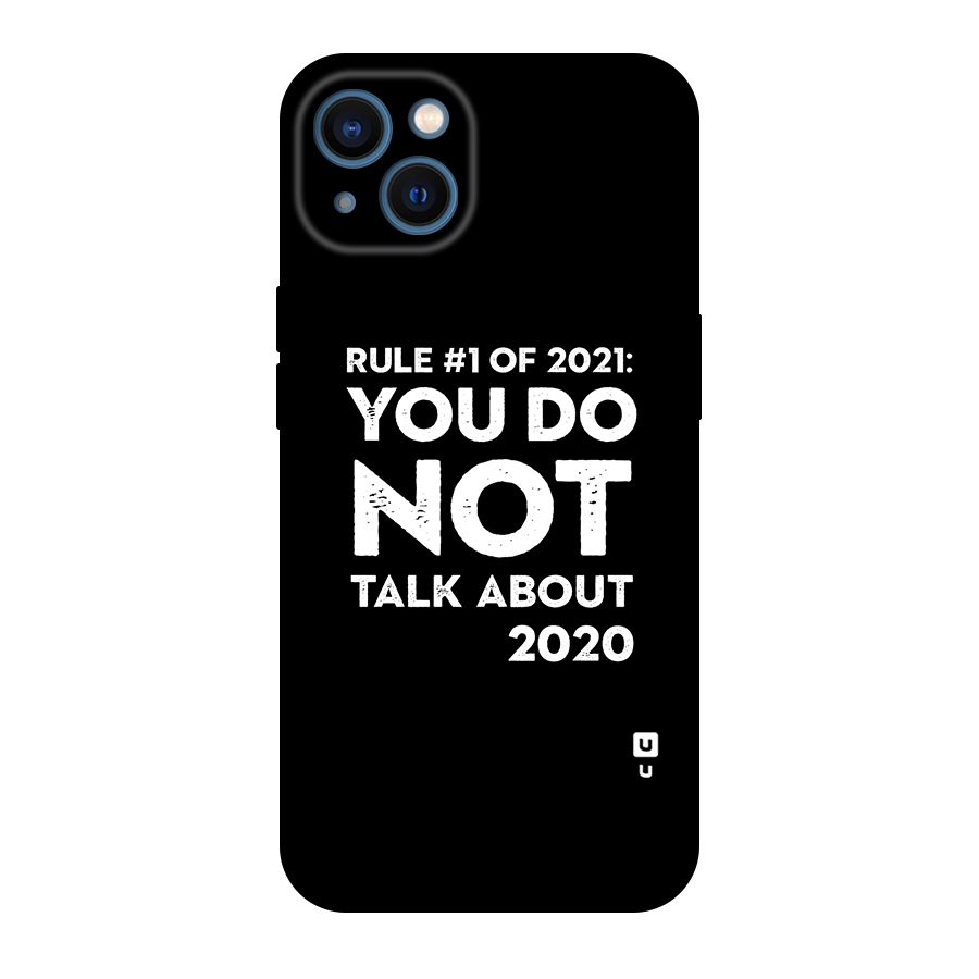 First Rule of 2021 Original Polycarbonate Back Case for iPhone 13