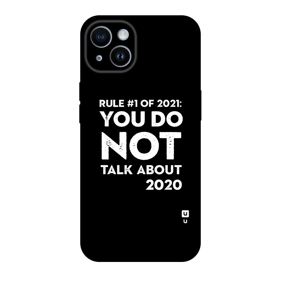 First Rule of 2021 Original Polycarbonate Back Case for iPhone 14