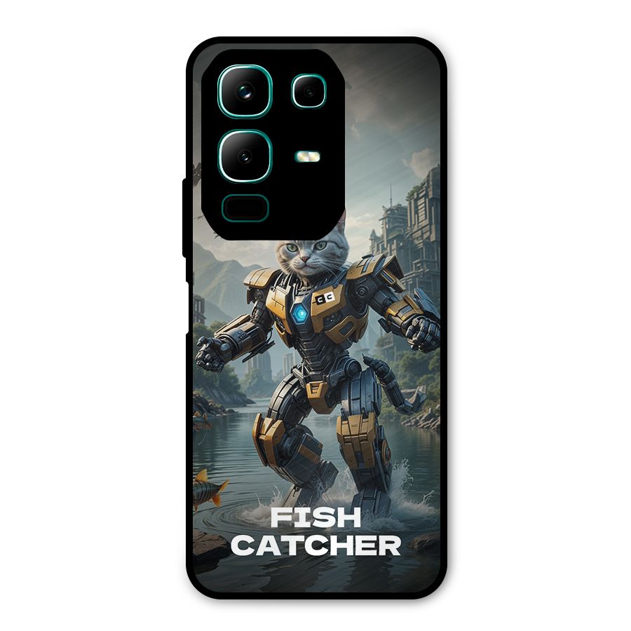 Fish Catcher Metal Back Case for Infinix Note 50x