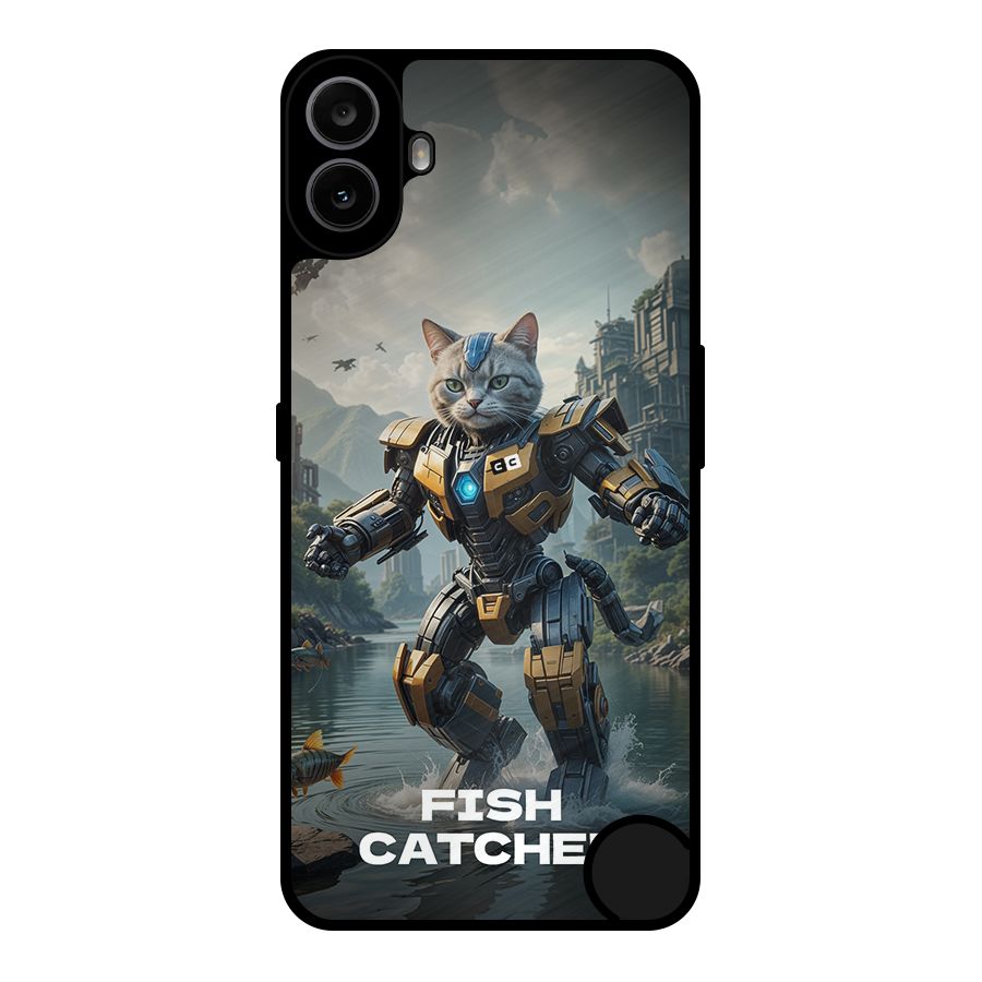 Fish Catcher Metal Back Case for Nothing CMF Phone 1