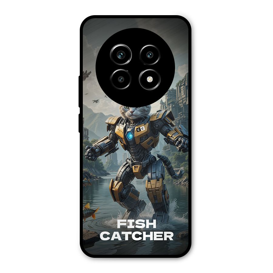 Fish Catcher Metal Back Case for Realme 13 Pro