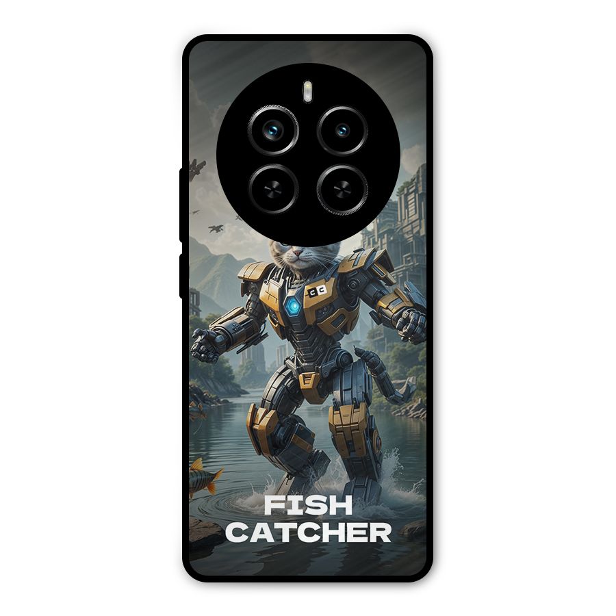 Fish Catcher Metal Back Case for Realme P1 Pro