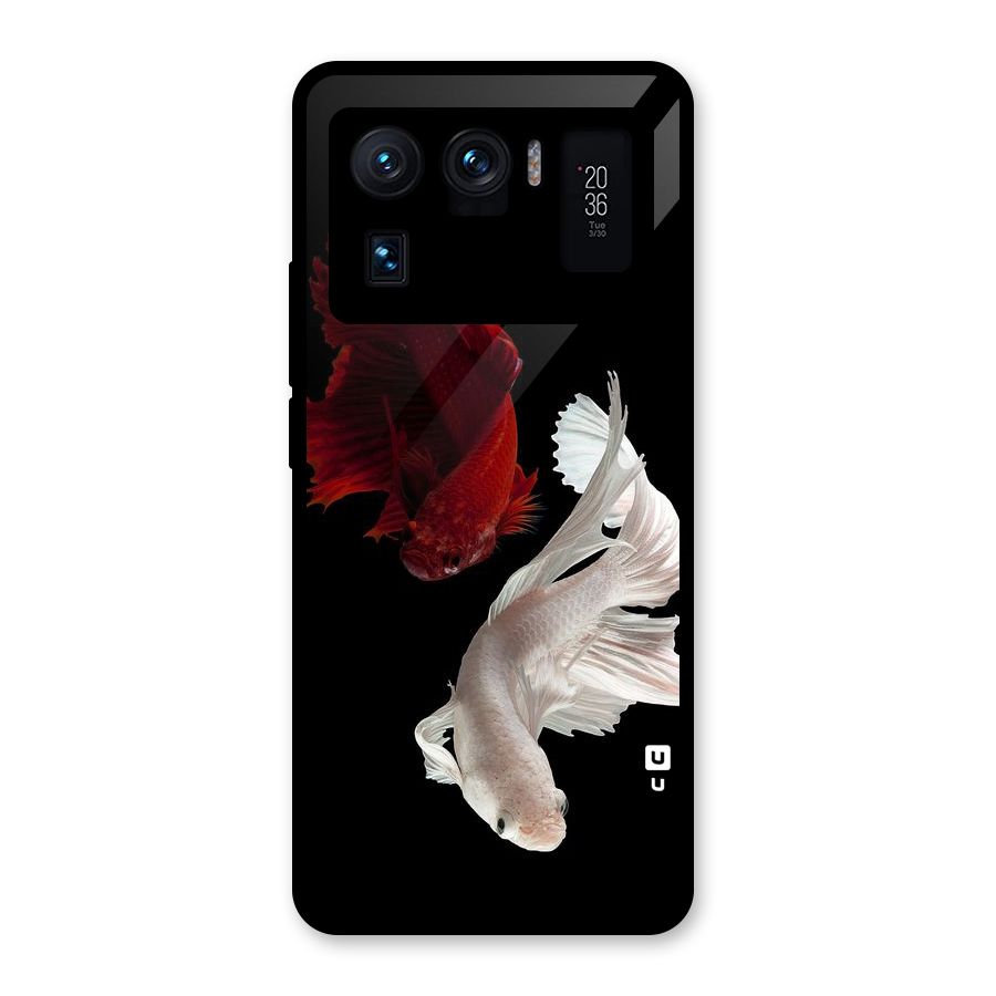 Fish Design Glass Back Case for Mi 11 Ultra