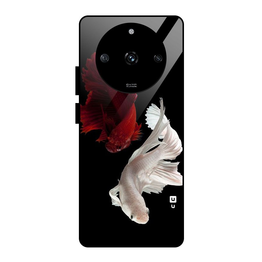 Fish Design Glass Back Case for Realme Narzo 60 5G
