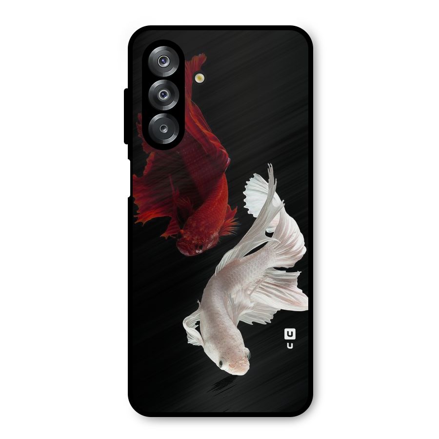 Fish Design Metal Back Case for Galaxy A26