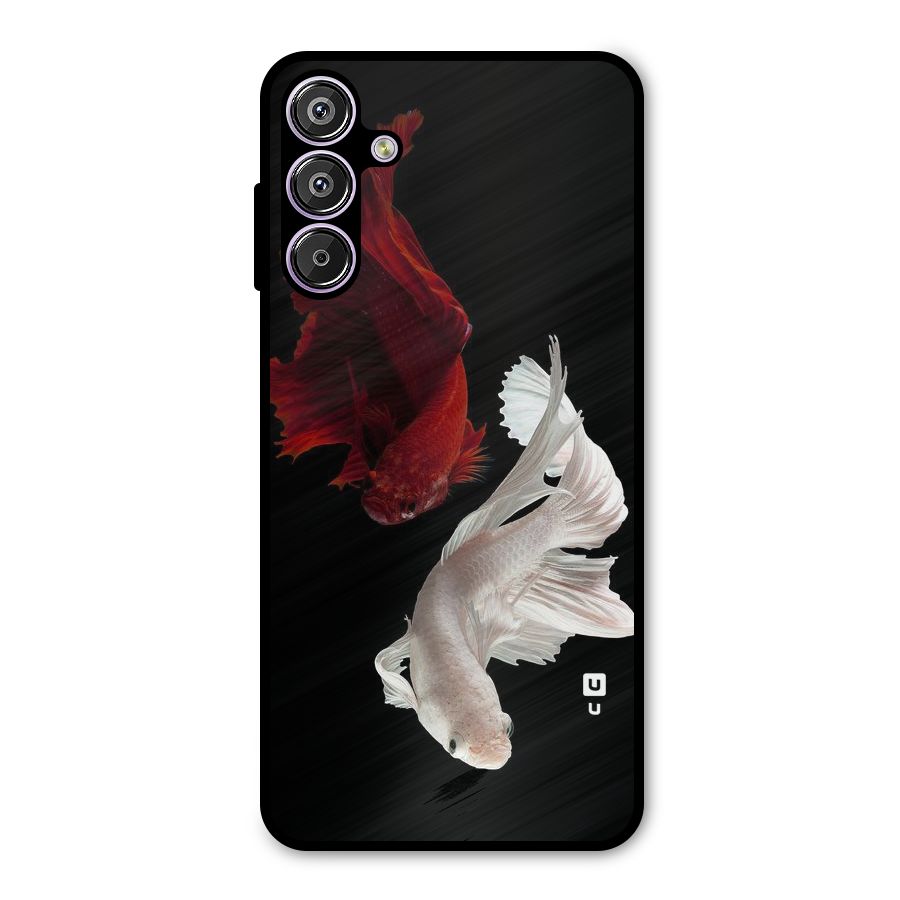 Fish Design Metal Back Case for Galaxy M15