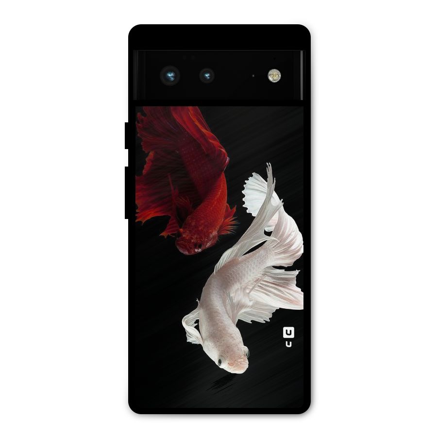 Fish Design Metal Back Case for Google Pixel 6