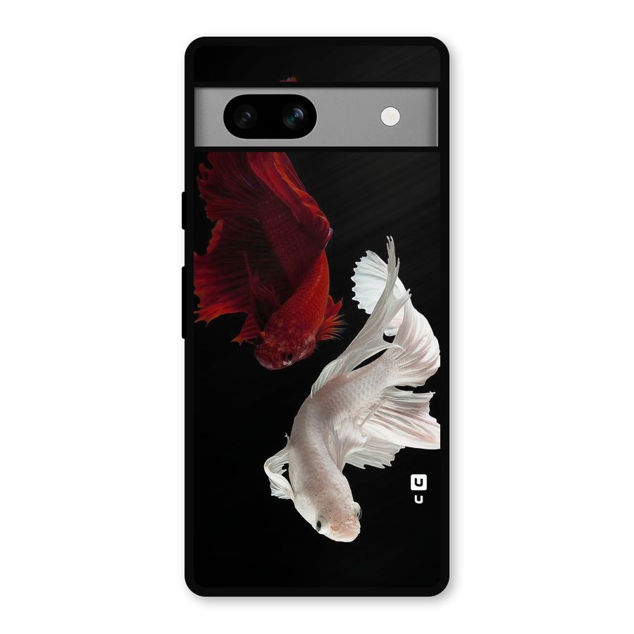 Fish Design Metal Back Case for Google Pixel 7a