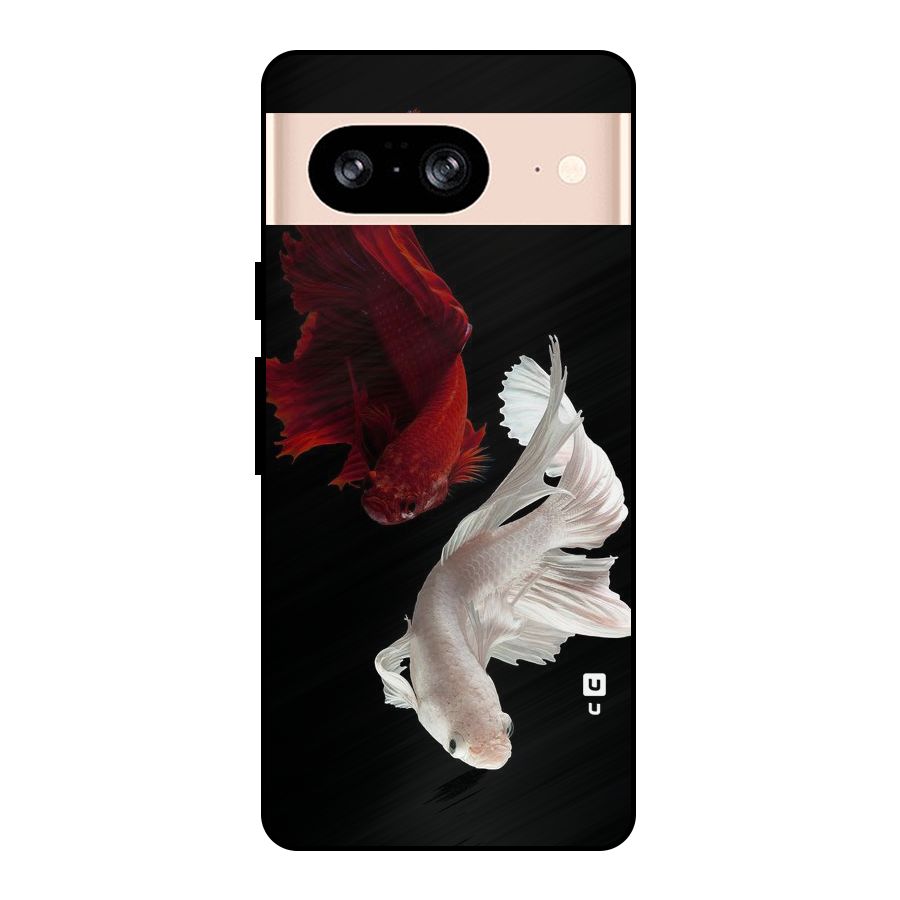 Fish Design Metal Back Case for Google Pixel 8