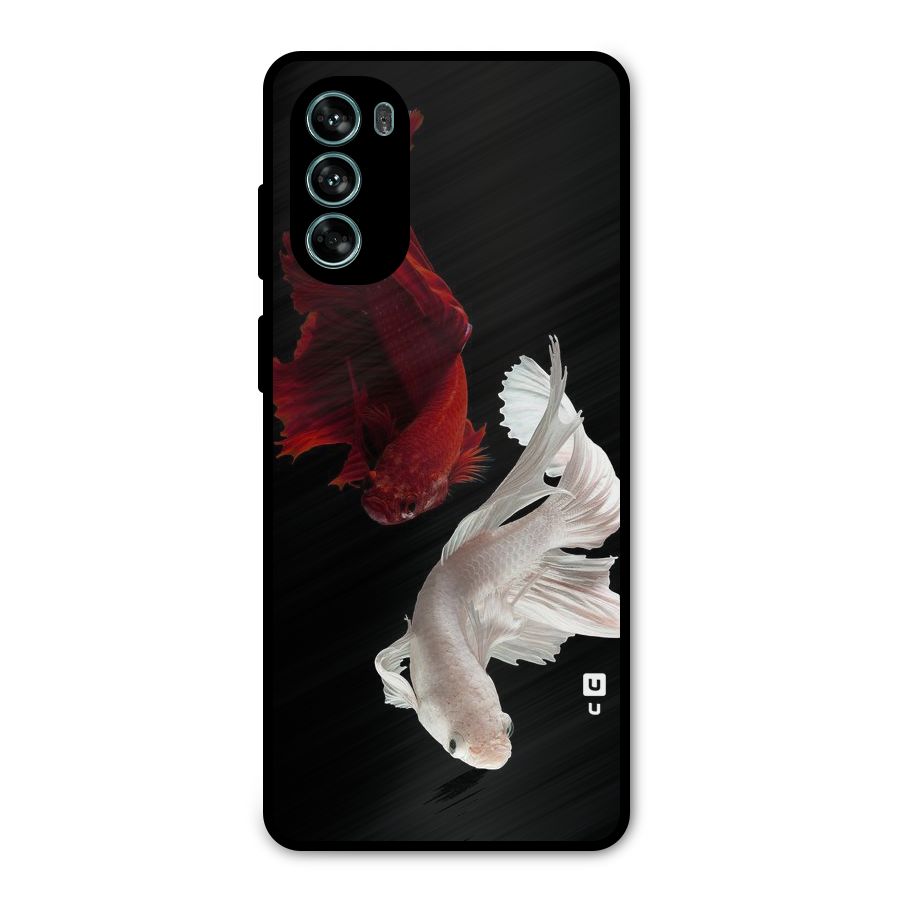 Fish Design Metal Back Case for Moto G62