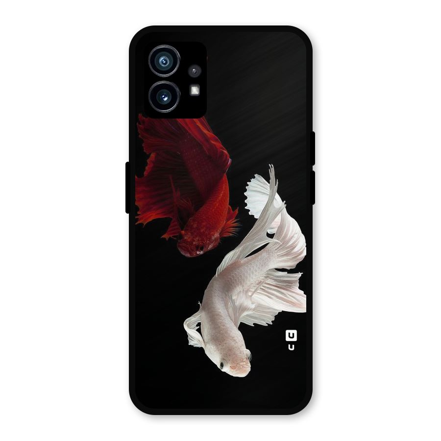 Fish Design Metal Back Case for Nothing Phone 1