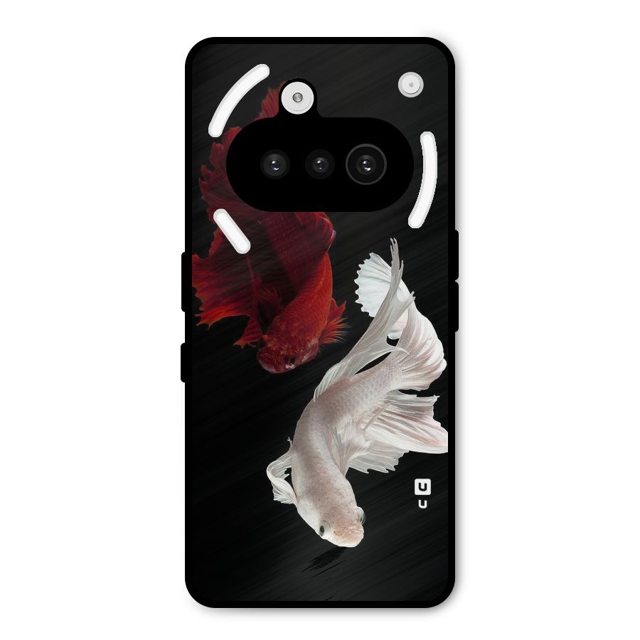 Fish Design Metal Back Case for Nothing Phone 3a