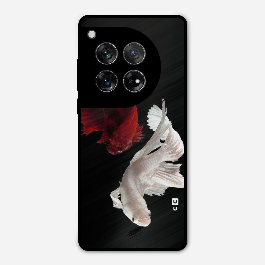 Fish Design Metal Back Case for OnePlus 12
