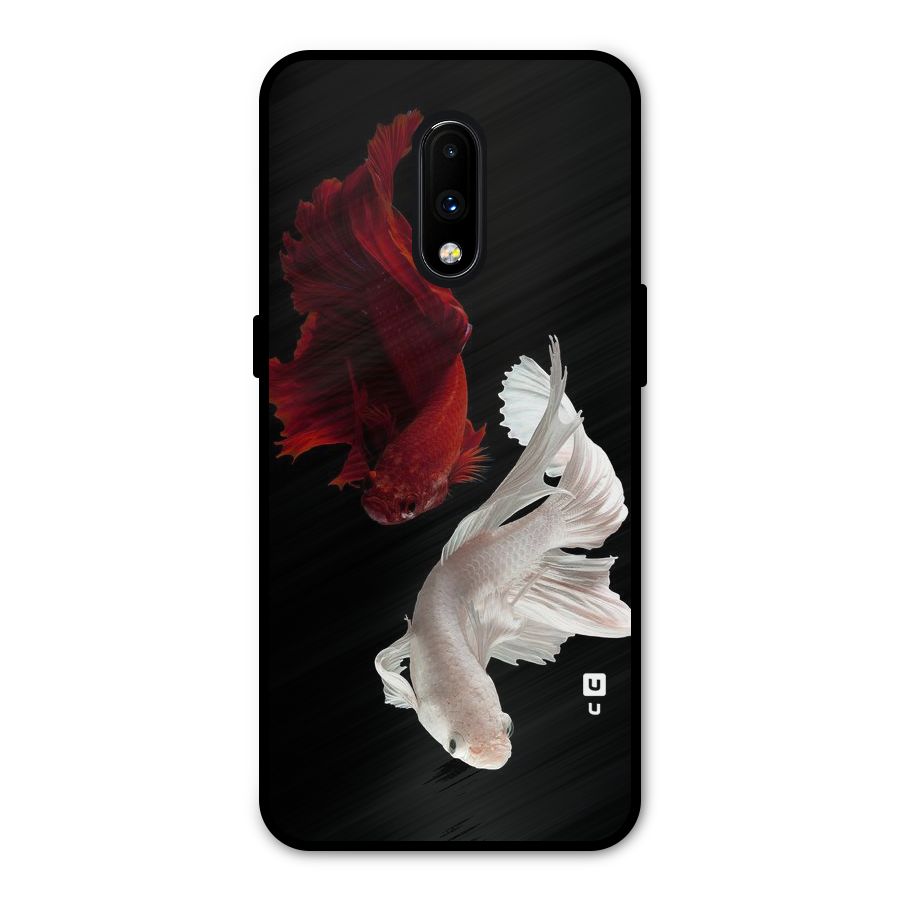Fish Design Metal Back Case for OnePlus 7