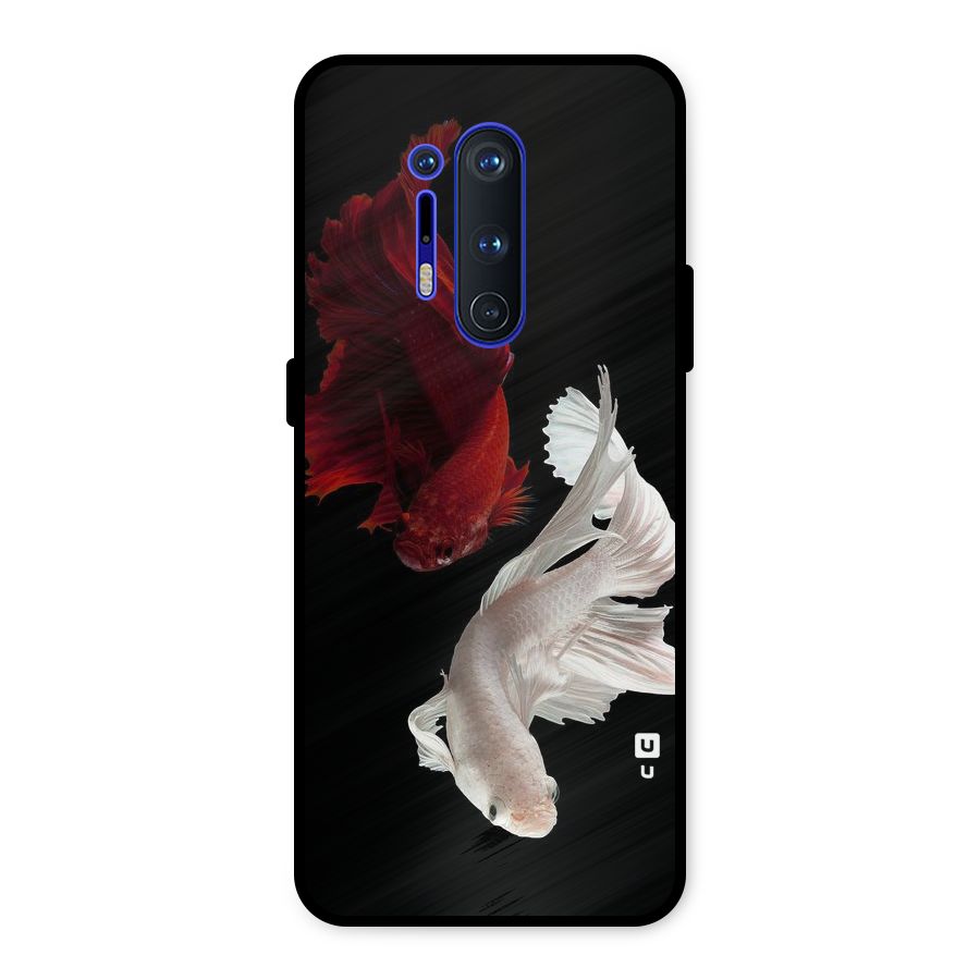Fish Design Metal Back Case for OnePlus 8 Pro