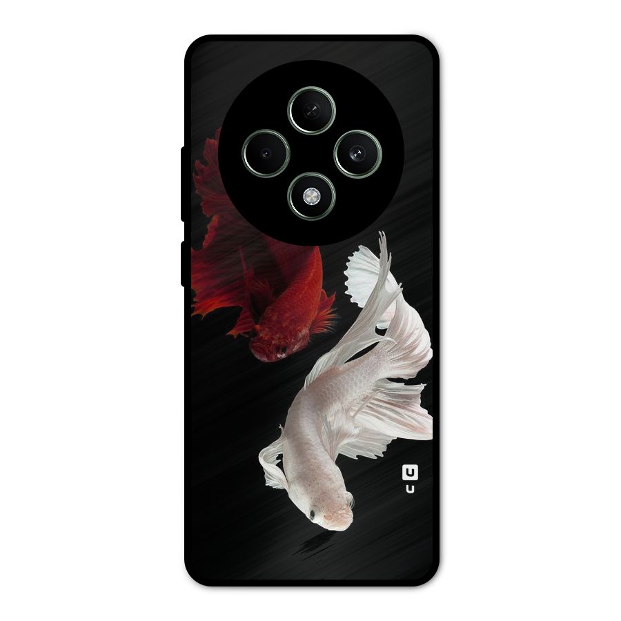 Fish Design Metal Back Case for Oppo F27