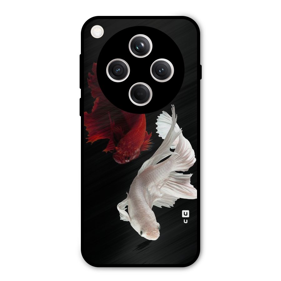 Fish Design Metal Back Case for Oppo Find X8
