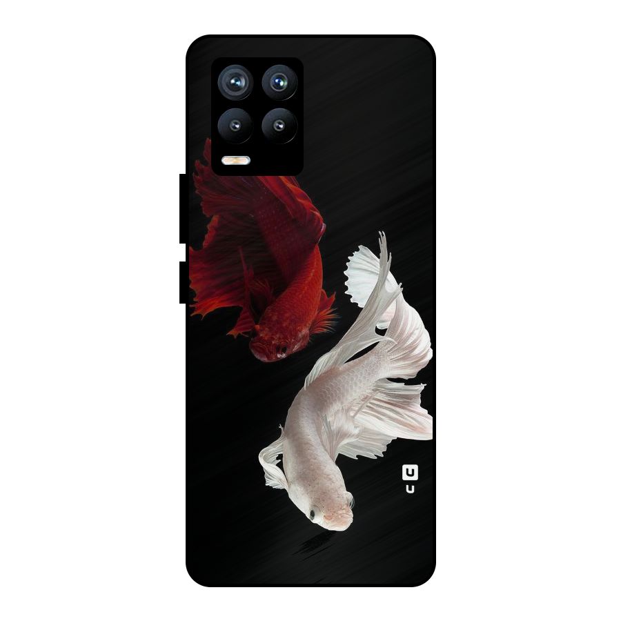 Fish Design Metal Back Case for Realme 8 Pro