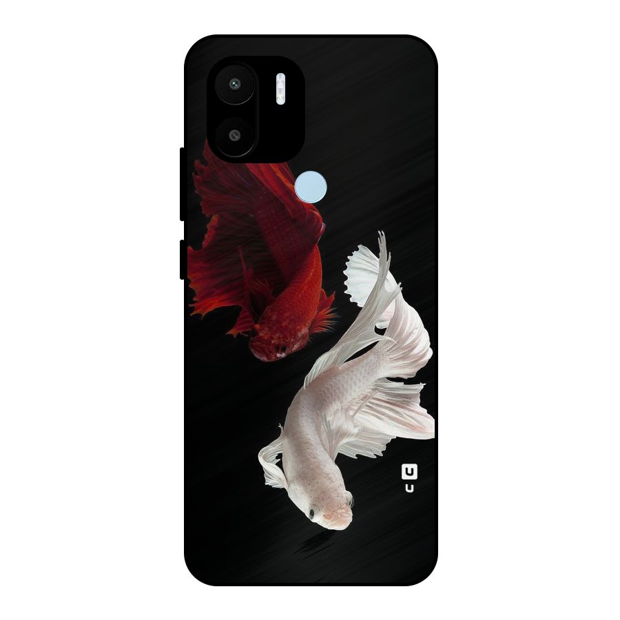 Fish Design Metal Back Case for Redmi A2+