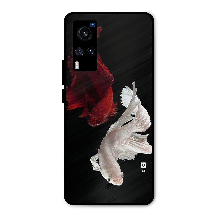 Fish Design Metal Back Case for Vivo X60
