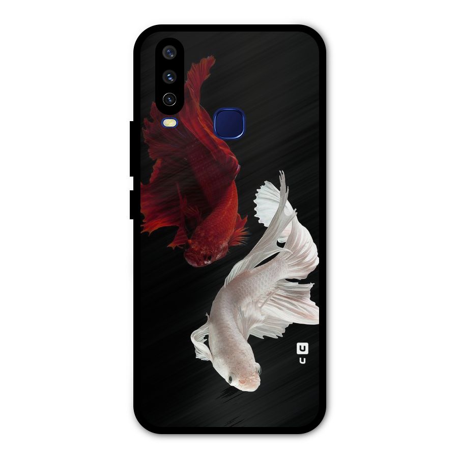 Fish Design Metal Back Case for Vivo Y12