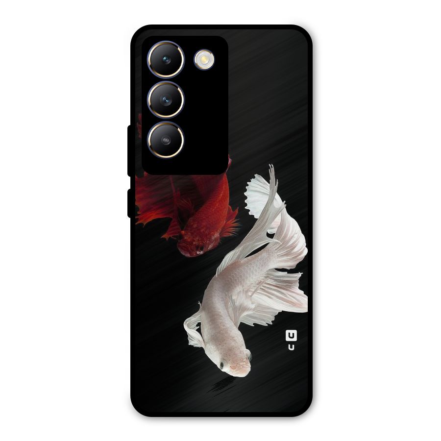 Fish Design Metal Back Case for Vivo Y200e