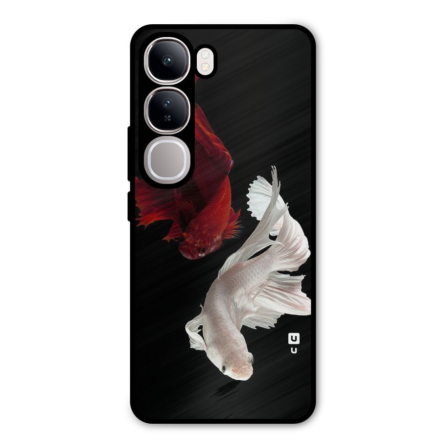 Fish Design Metal Back Case for Vivo Y300