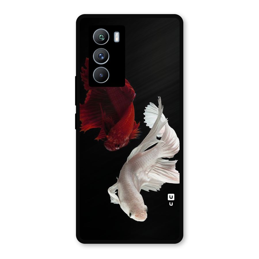 Fish Design Metal Back Case for iQOO 9 SE