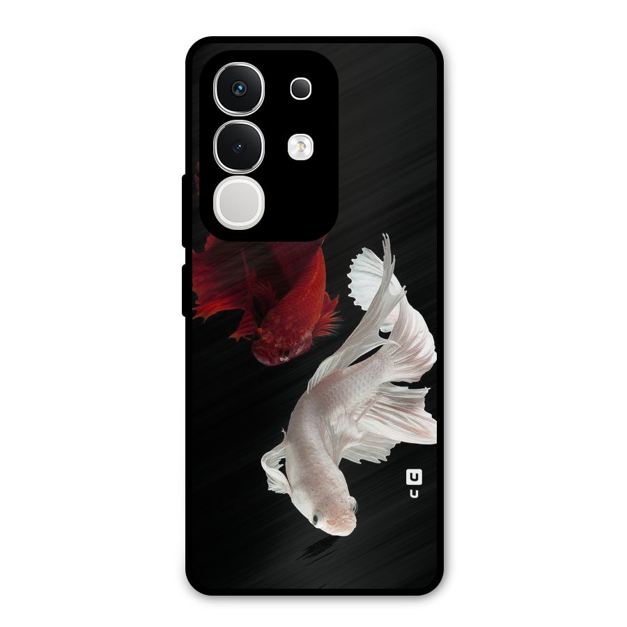 Fish Design Metal Back Case for iQOO Z10x