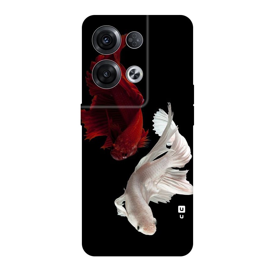 Fish Design Original Polycarbonate Back Case for Oppo Reno8 Pro 5G