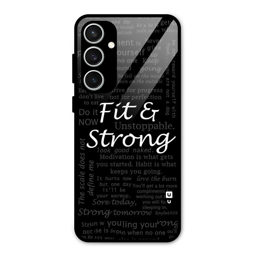 Fit And Strong Glass Back Case for Galaxy S23 FE