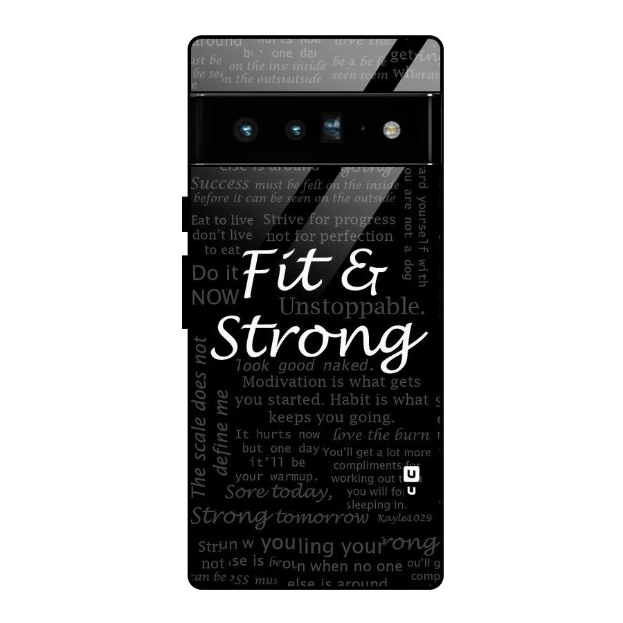Fit And Strong Glass Back Case for Google Pixel 6 Pro
