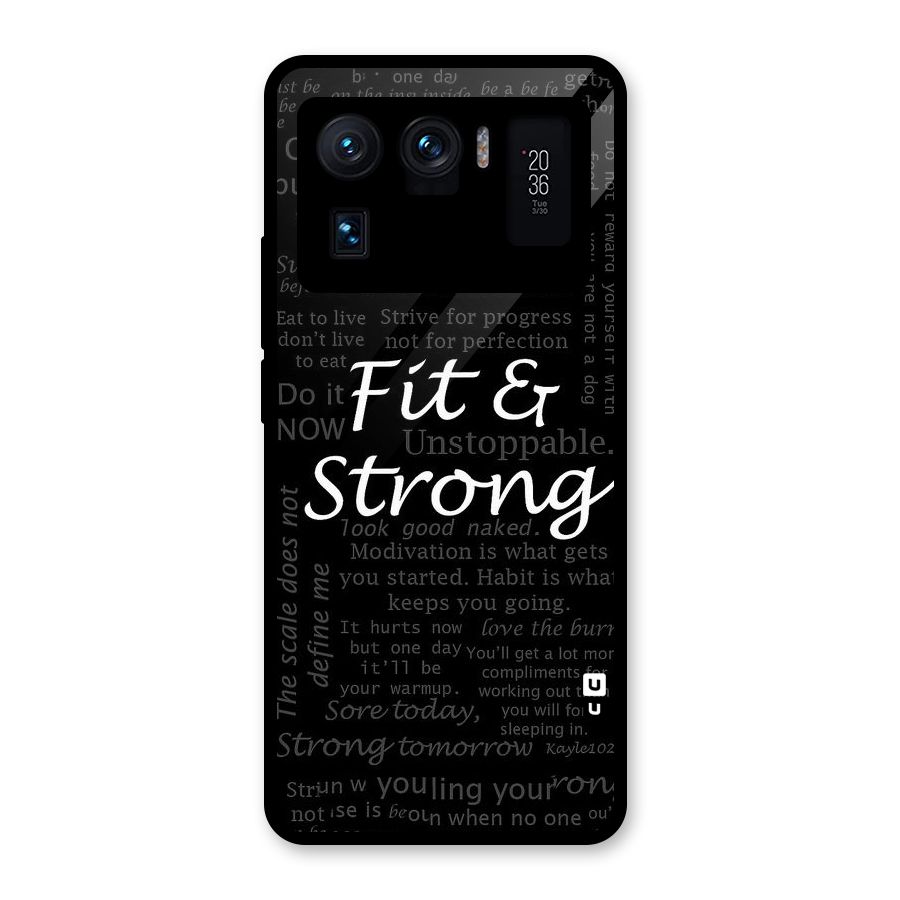 Fit And Strong Glass Back Case for Mi 11 Ultra