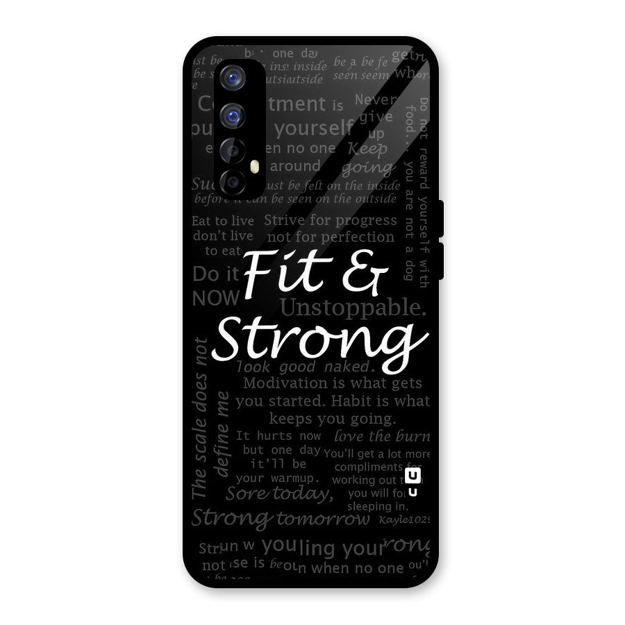 Fit And Strong Glass Back Case for Realme 7
