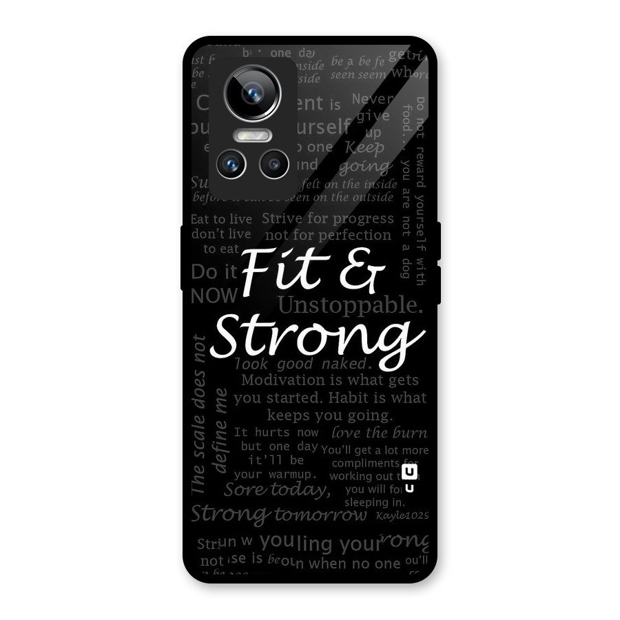 Fit And Strong Glass Back Case for Realme GT Neo 3
