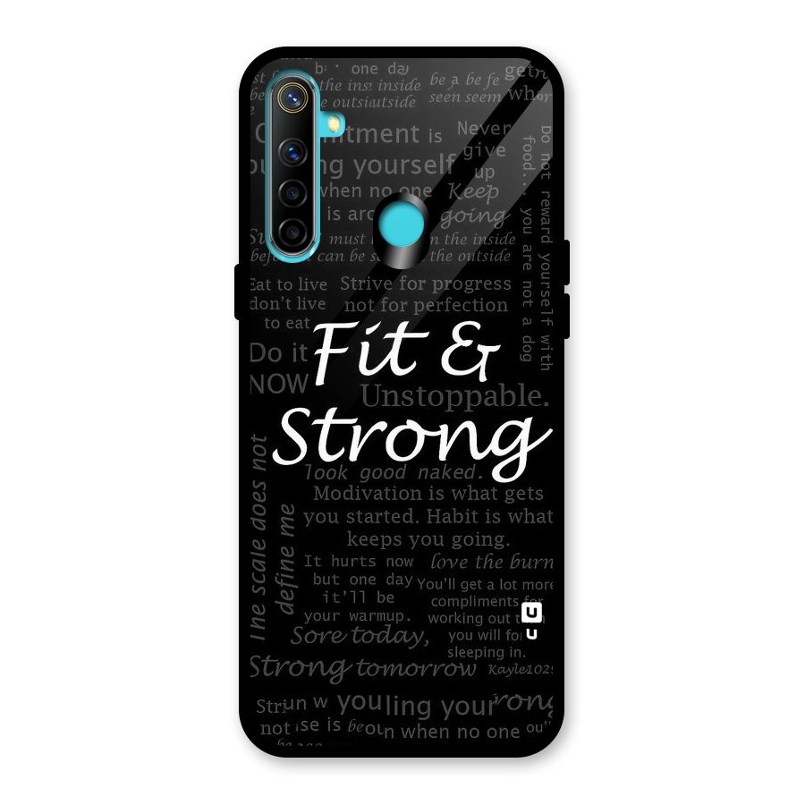 Fit And Strong Glass Back Case for Realme Narzo 10